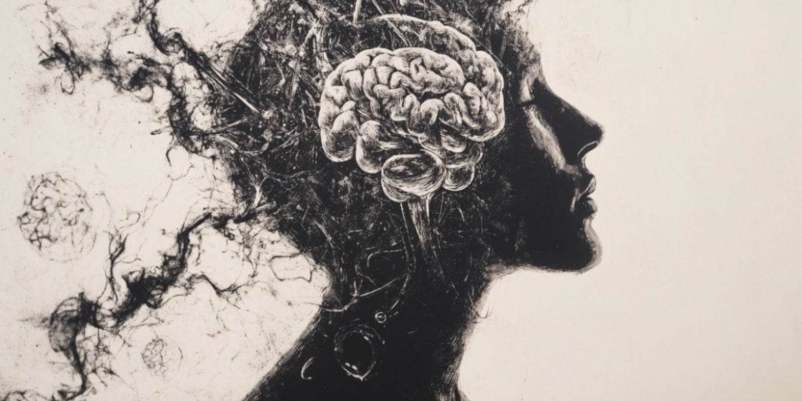 This shows a head and a brain.
