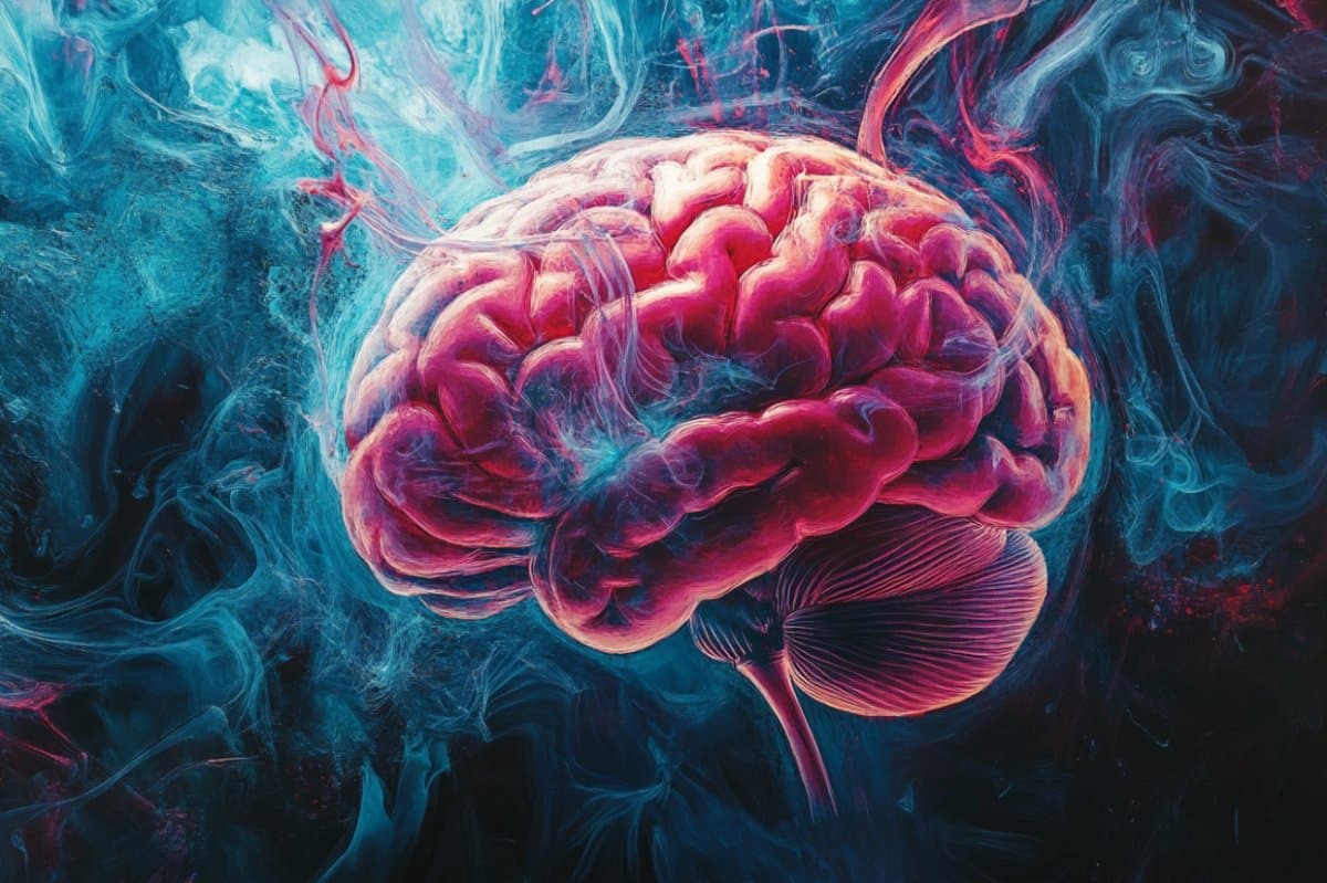 This shows a brain.