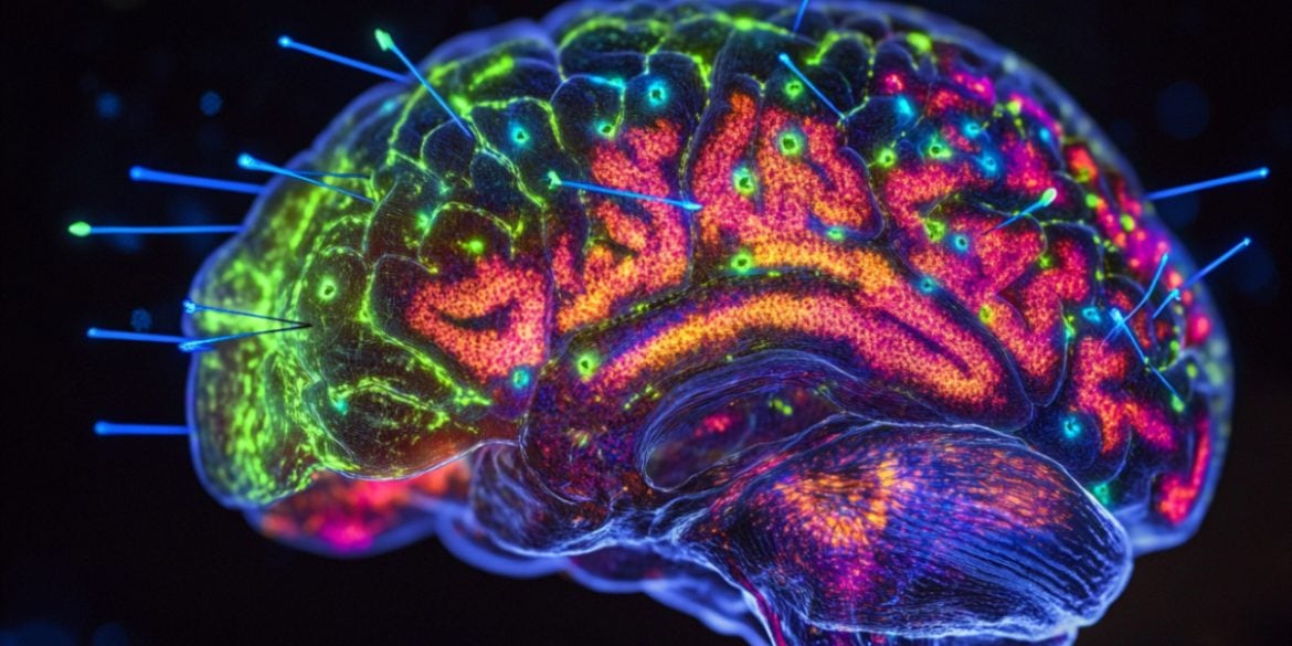 This shows a brain.