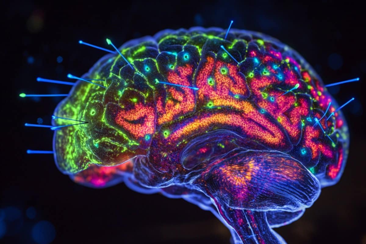 This shows a brain.