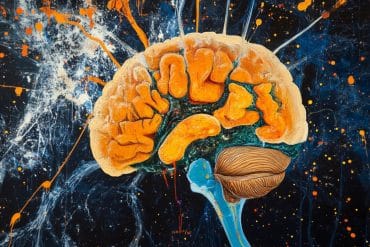 This shows a brain.