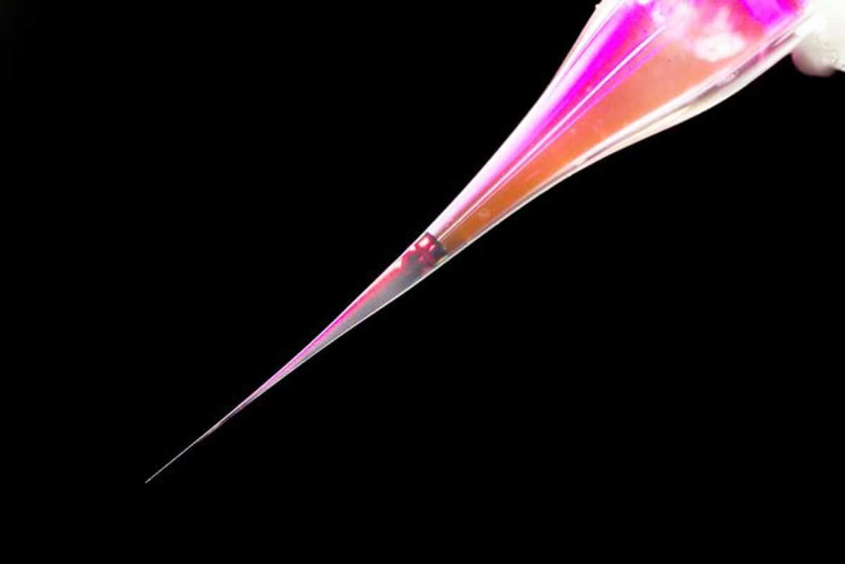 This shows the micropipette.