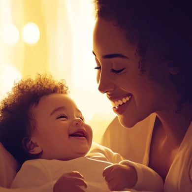 This shows a mom and baby.