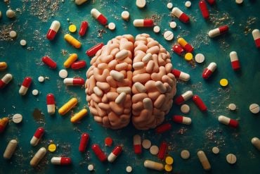 This shows a brain and pills.