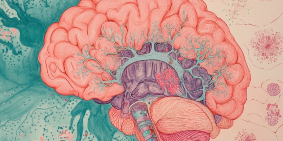 This shows a brain.