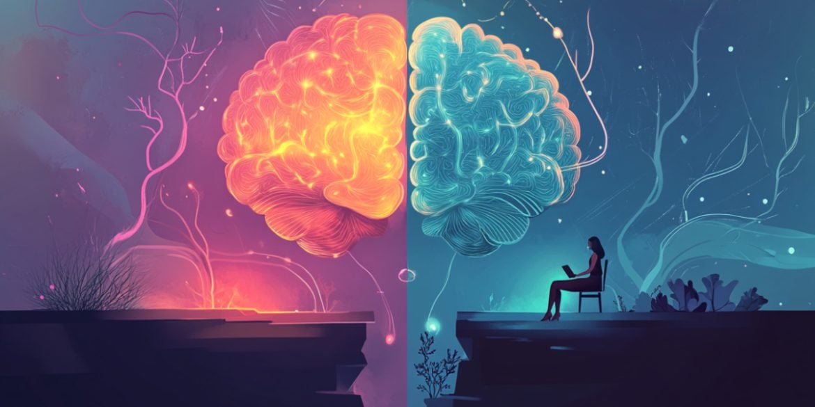 This shows a brain.