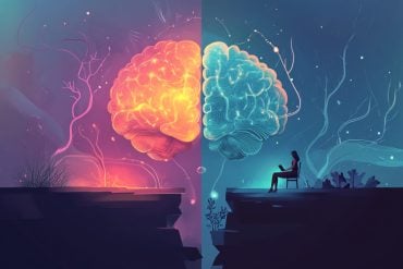 This shows a brain.
