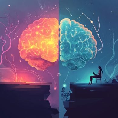 This shows a brain.