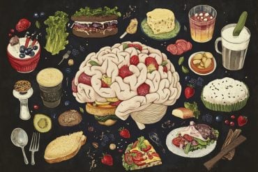 This shows a brain and food.