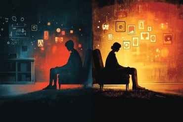This shows two lonely people.
