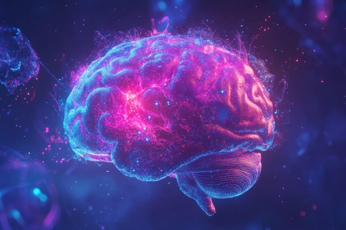 This shows a brain.
