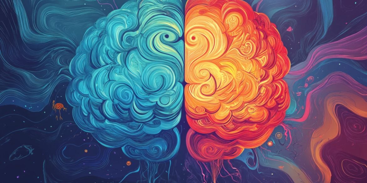 This shows a brain.