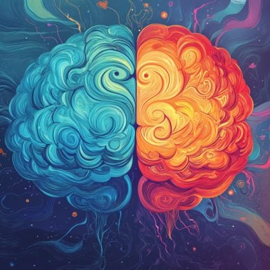 This shows a brain.