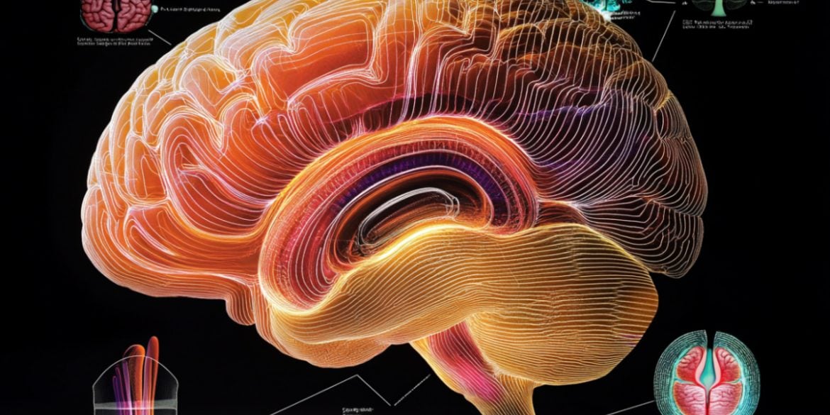 This shows a brain.