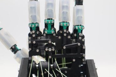 This shows the robotic hand.