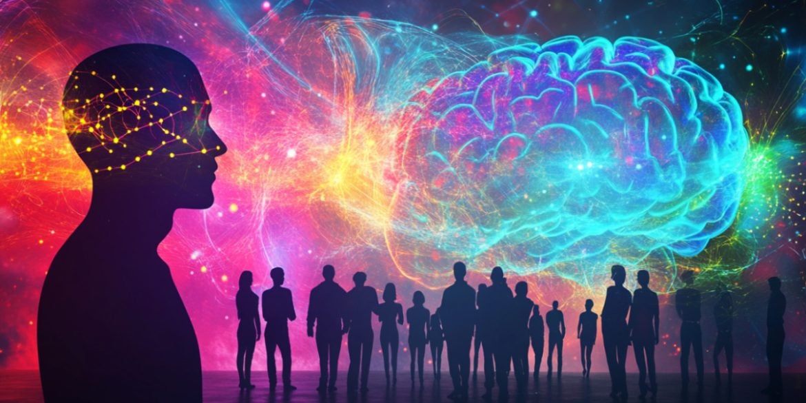 This shows people and a brain.