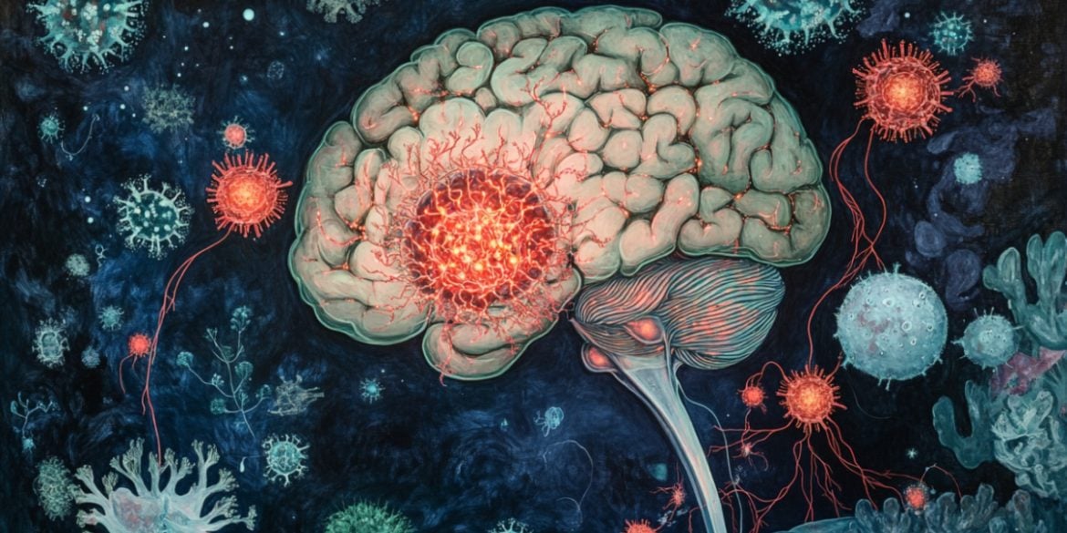 This shows a brain.