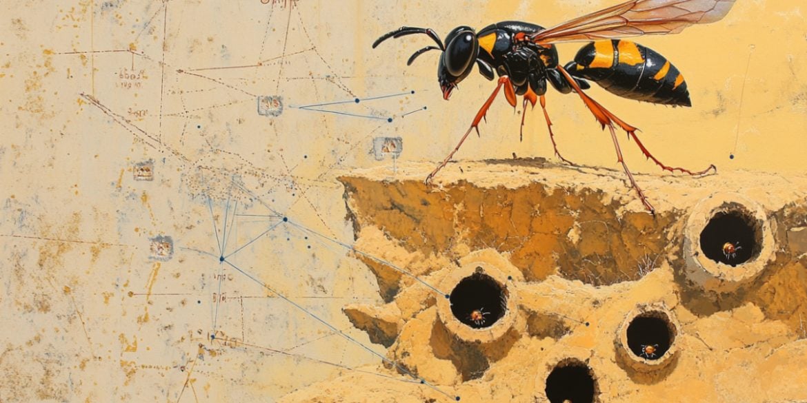 This is an illustration of a wasp.