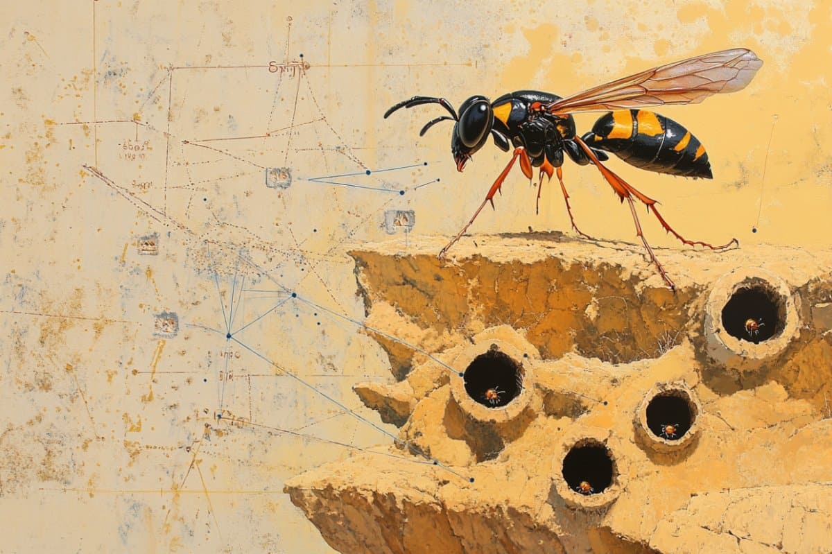 This is an illustration of a wasp.