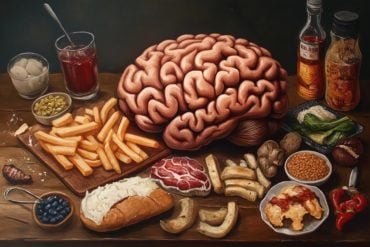This shows food and a brain.