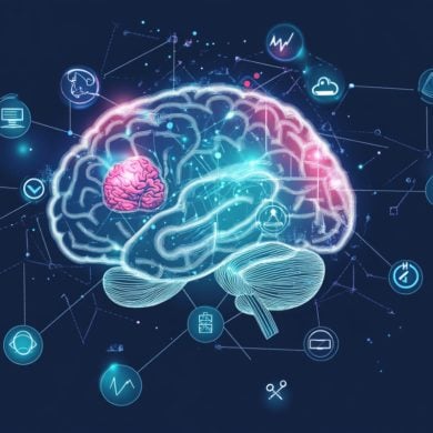 This shows a brain.