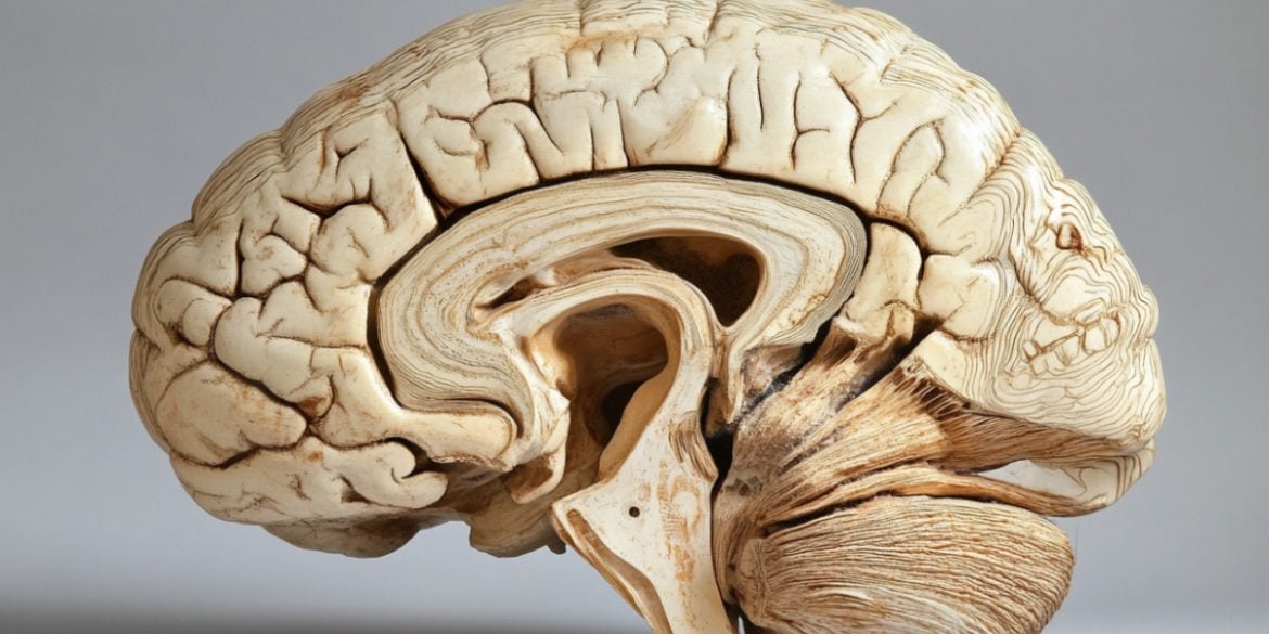 This shows a brain.