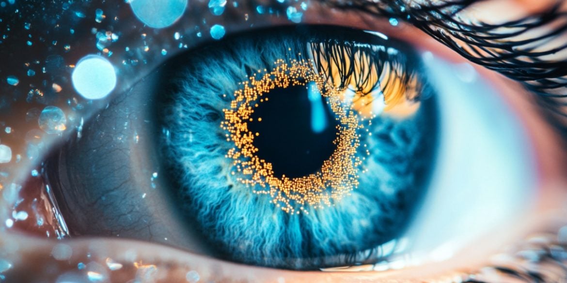 This shows an eye.