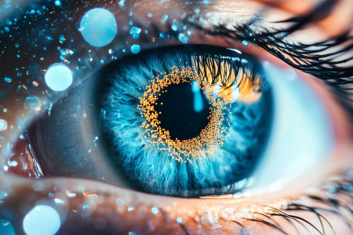 This shows an eye.