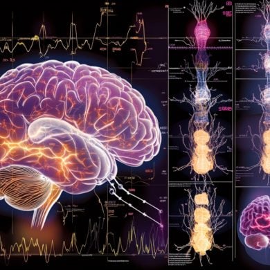 This shows a brain.