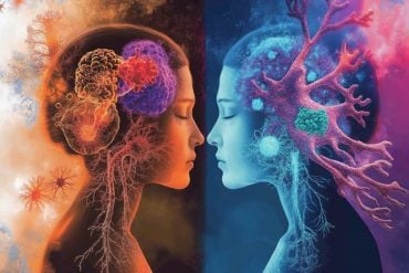This shows two heads.
