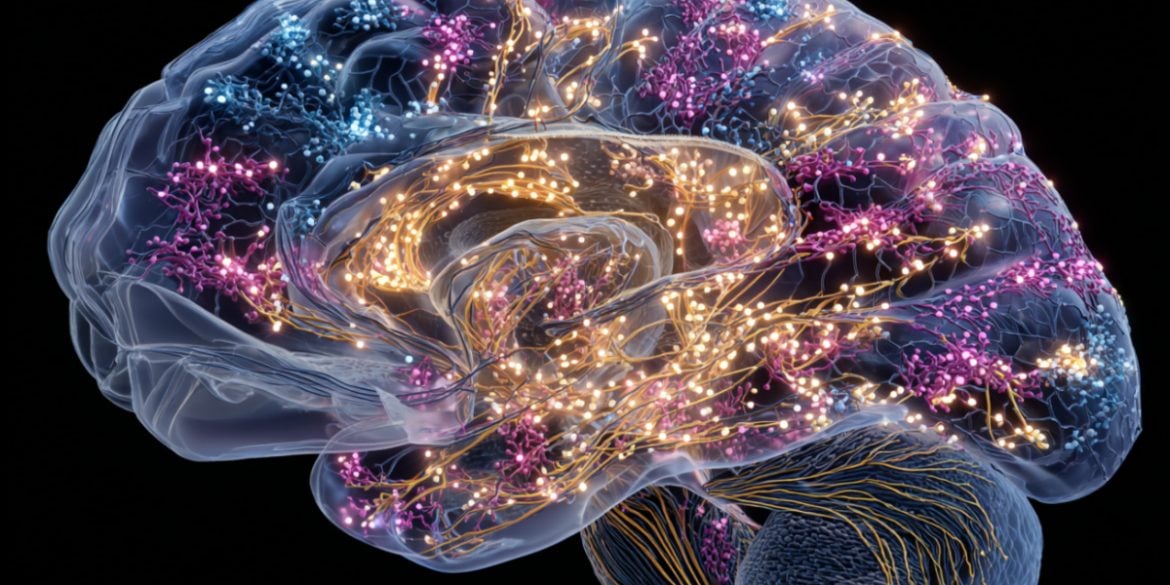 This shows a brain.