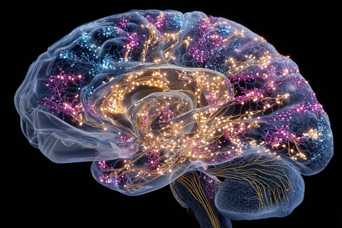 This shows a brain.