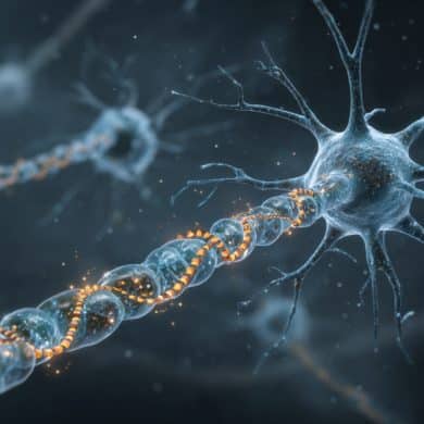 This shows a brain.
