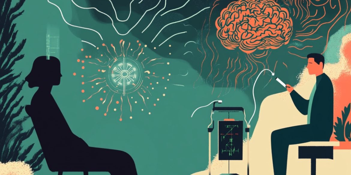 This shows a brain and a doctor.