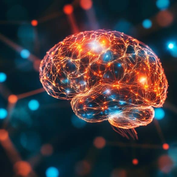 This shows a brain.