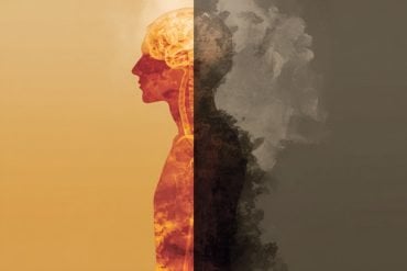 This shows the outline of a person.