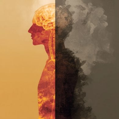 This shows the outline of a person.