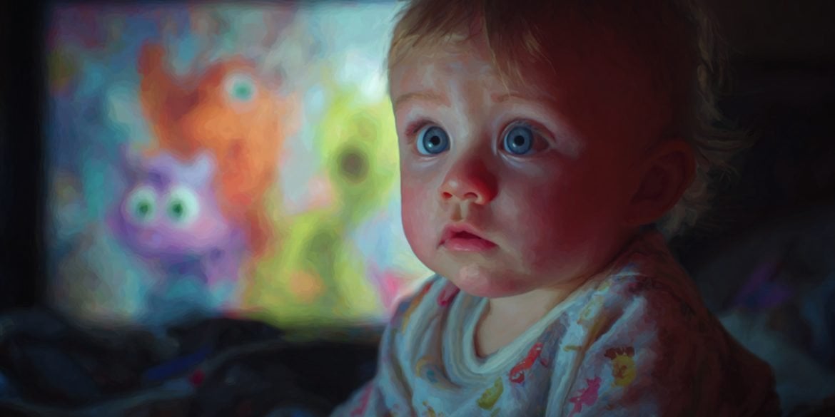 This shows a baby.