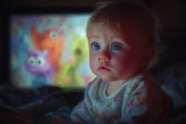 This shows a baby.