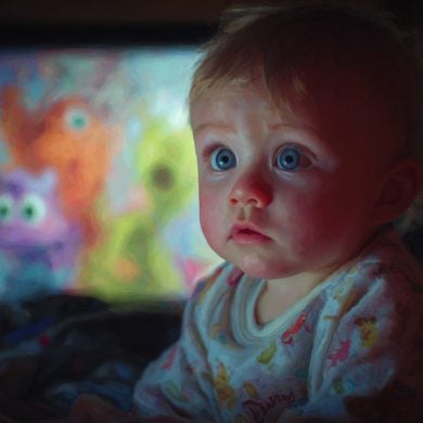 This shows a baby.