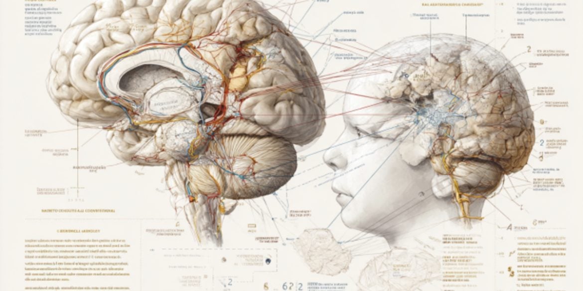 This shows a baby and a brain.