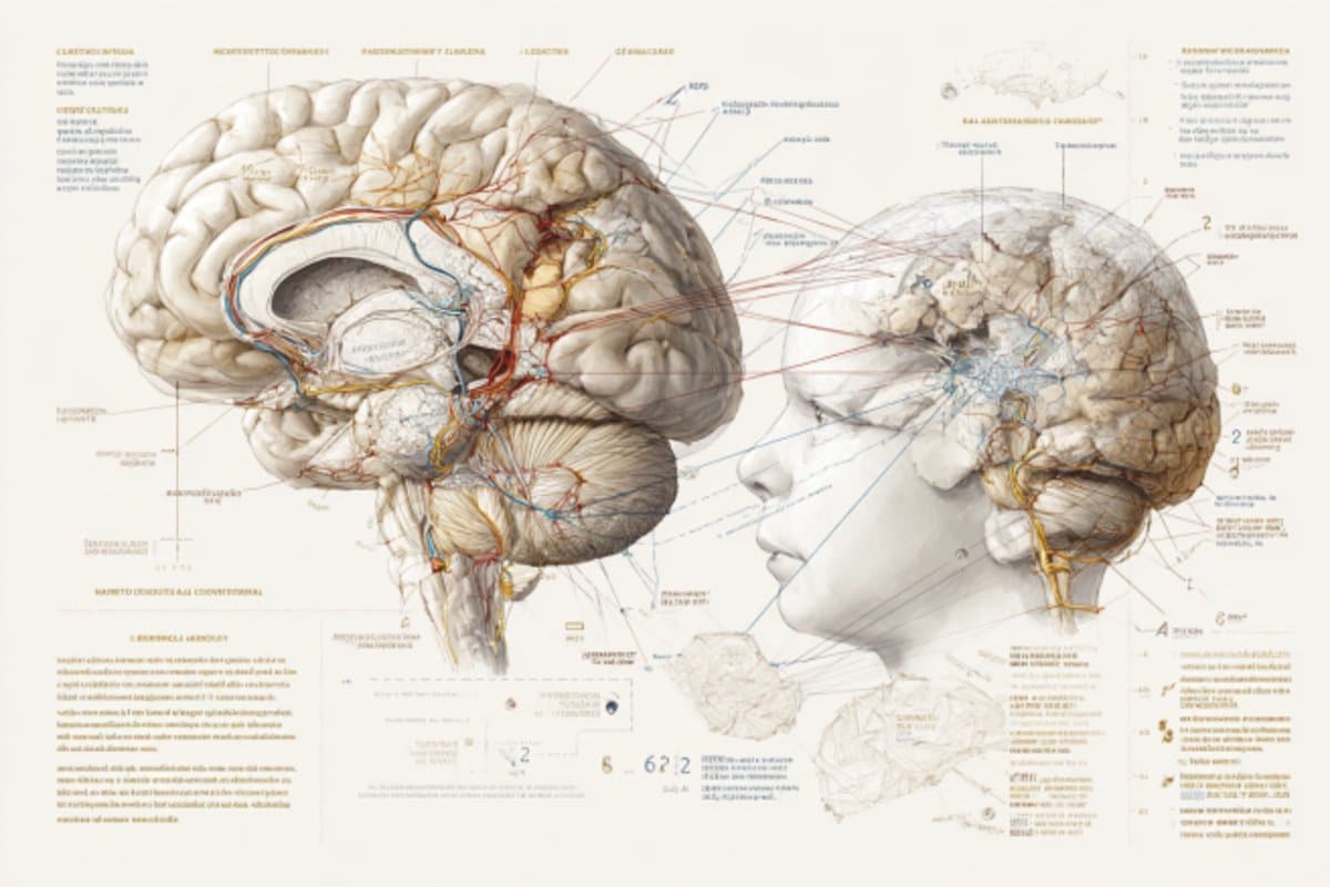 This shows a baby and a brain.