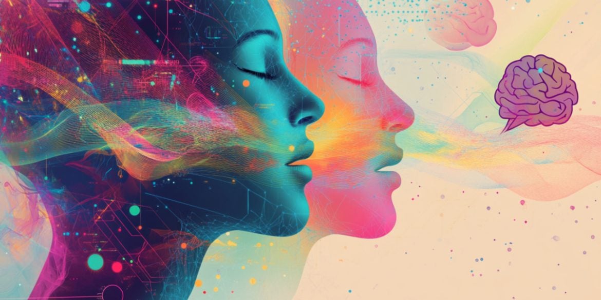 This shows two heads.