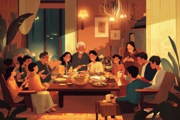 This shows a multigenerational family.
