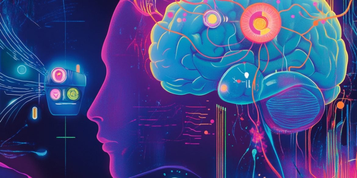 This shows a brain.