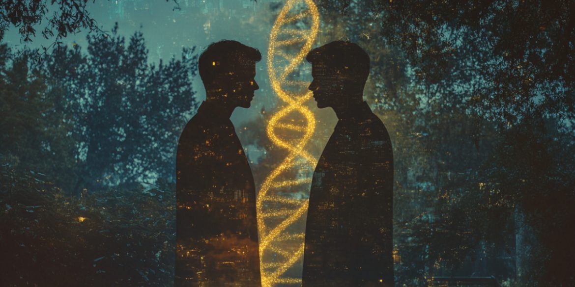 This shows twins and DNA.