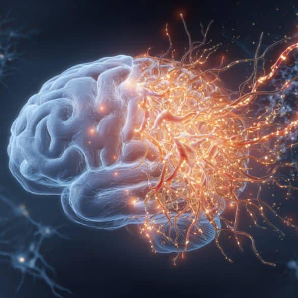This shows a brain.