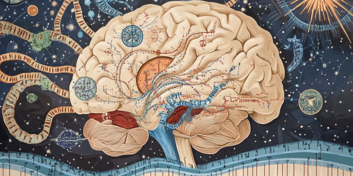 This shows a brain.