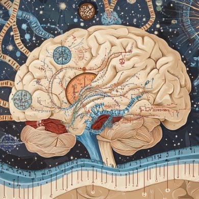 This shows a brain.
