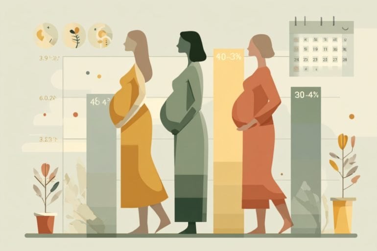 This shows pregnant women.